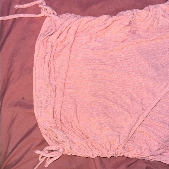 Pink Ruched Side-Drawstring Top - Picture 5 of 6